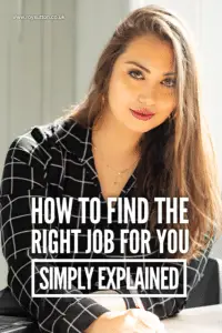 How to find the right job for you