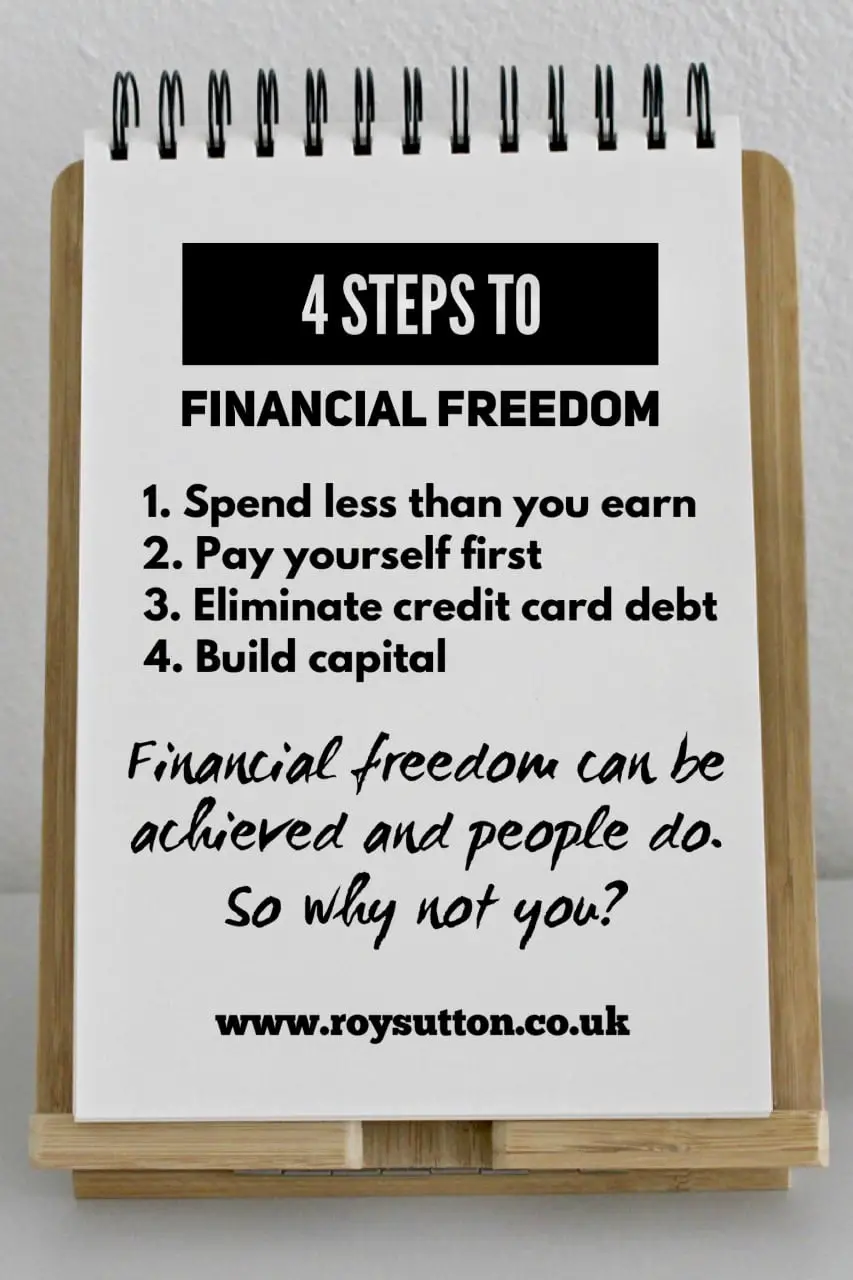 The 4 steps to financial freedom - Roy Sutton