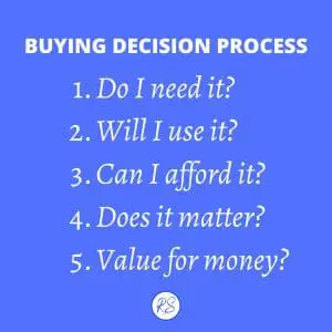 Buying Decision Process 2