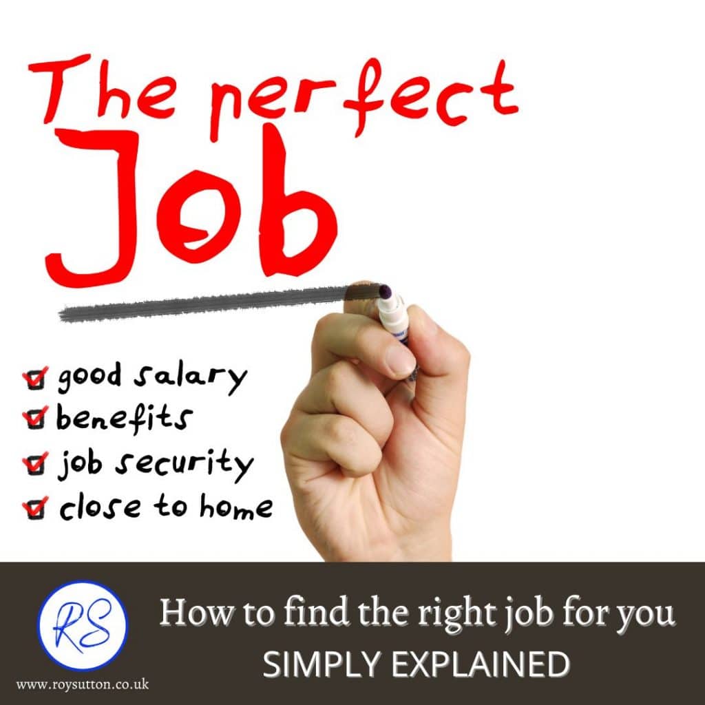 How to find the right job for you Simply Explained Roy Sutton