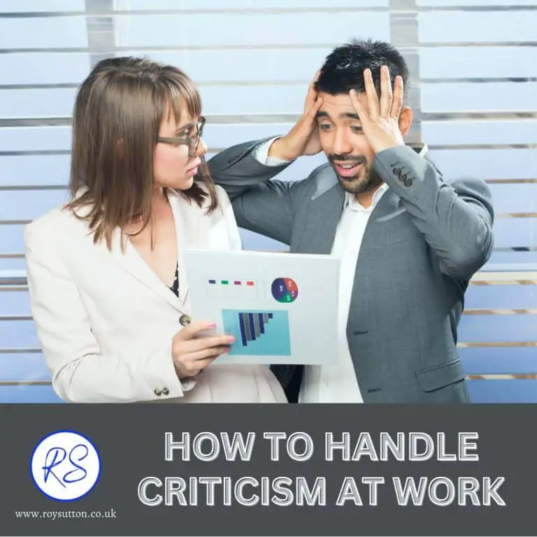 How To Deal With Criticism At Work How to handle criticism at work effectively - Roy Sutton