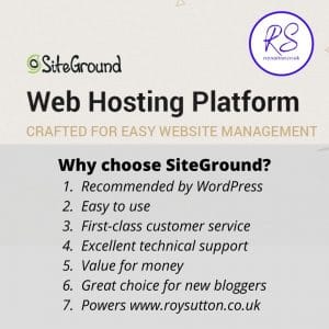 why choose siteground