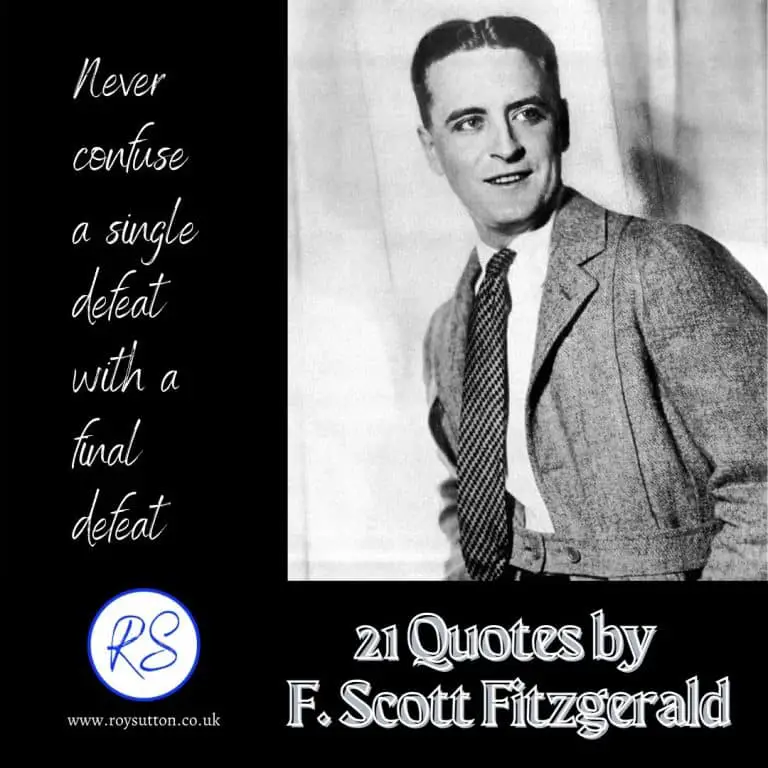 21 Quotes by F. Scott Fitzgerald to inspire you Roy Sutton