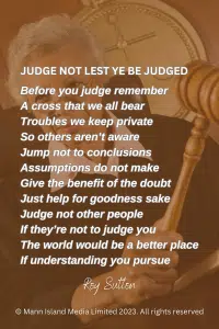 JUDGEMENT POEM