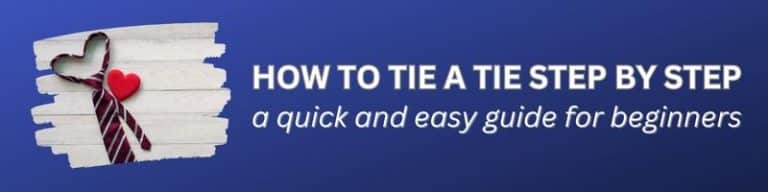 easiest way to tie a tie step by step