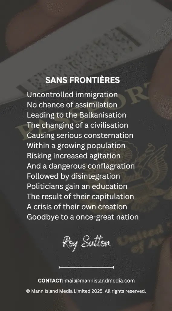 SANS FRONTIE?RES POEM
